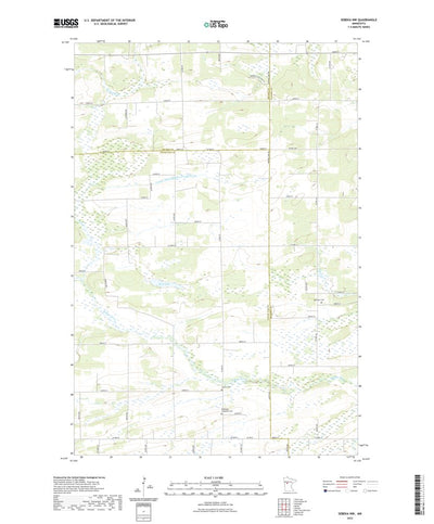 United States Geological Survey Sebeka NW, MN (2022, 24000-Scale) digital map