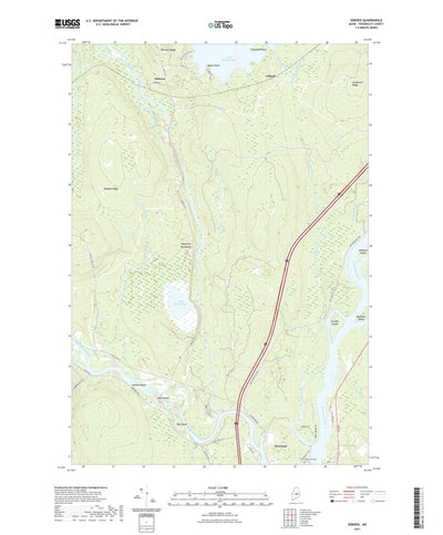 United States Geological Survey Seboeis, ME (2021, 24000-Scale) digital map