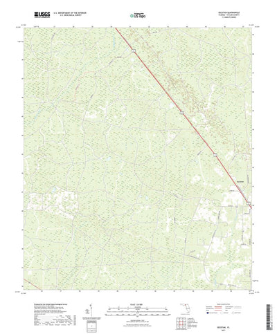 United States Geological Survey Secotan, FL (2021, 24000-Scale) digital map