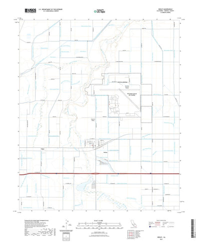 United States Geological Survey Seeley, CA (2021, 24000-Scale) digital map