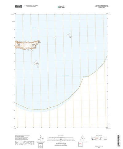 United States Geological Survey Seguam C-3 SW, AK (2021, 25000-Scale) digital map
