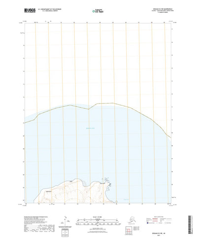 United States Geological Survey Seguam D-2 NE, AK (2021, 25000-Scale) digital map