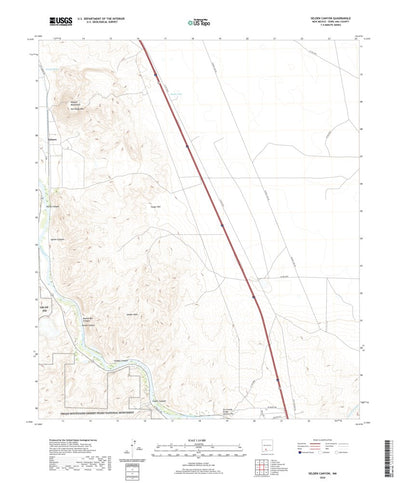 United States Geological Survey Selden Canyon, NM (2020, 24000-Scale) digital map