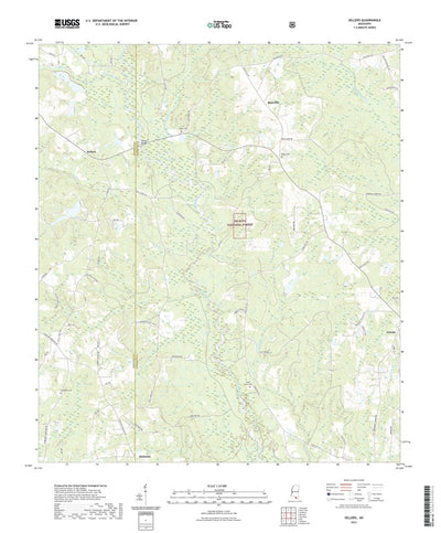United States Geological Survey Sellers, MS (2021, 24000-Scale) digital map