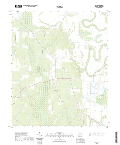 United States Geological Survey Selma, AR (2020, 24000-Scale) digital map