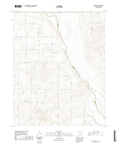 United States Geological Survey Selman NW, OK (2022, 24000-Scale) digital map