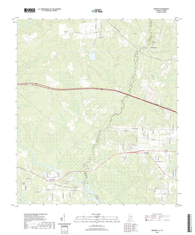 United States Geological Survey Seminole, AL (2020, 24000-Scale) digital map
