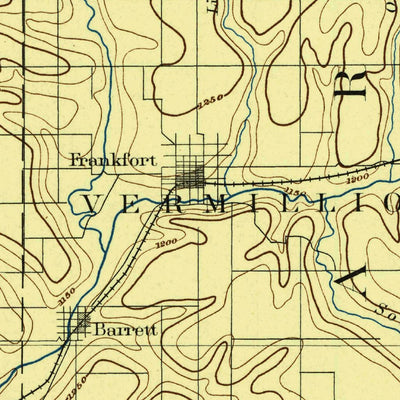 United States Geological Survey Seneca, KS (1894, 125000-Scale) digital map