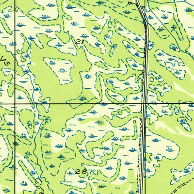 United States Geological Survey Seney, MI (1931, 31680-Scale) digital map