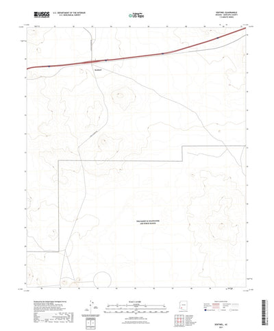 United States Geological Survey Sentinel, AZ (2021, 24000-Scale) digital map