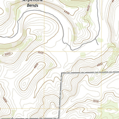 United States Geological Survey Serpentine Bends, NM (2020, 24000-Scale) digital map