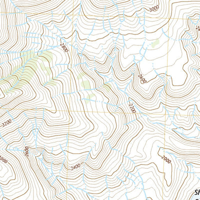 United States Geological Survey Service Creek, OR (2020, 24000-Scale) digital map