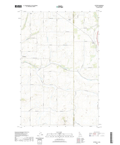 United States Geological Survey Setters, ID (2020, 24000-Scale) digital map