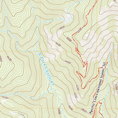 United States Geological Survey Seven Lakes Basin, CA (2022, 24000-Scale) digital map