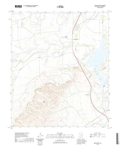 United States Geological Survey Seven Rivers, NM (2020, 24000-Scale) digital map