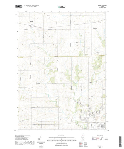 United States Geological Survey Seward, IL (2021, 24000-Scale) digital map