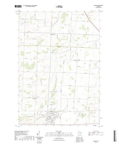 United States Geological Survey Seymour, WI (2022, 24000-Scale) digital map
