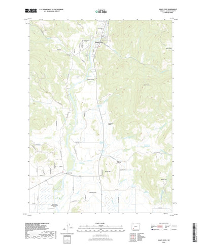 United States Geological Survey Shady Cove, OR (2020, 24000-Scale) digital map