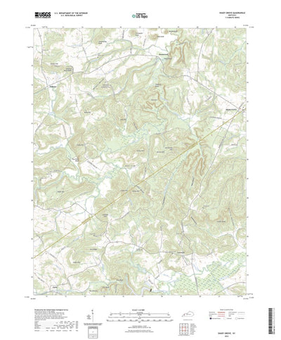United States Geological Survey Shady Grove, KY (2022, 24000-Scale) digital map