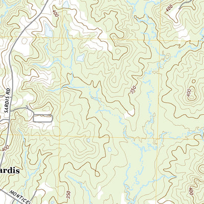 United States Geological Survey Shady Grove, MS (2020, 24000-Scale) digital map