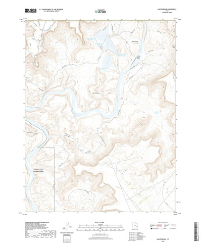 United States Geological Survey Shafer Basin, UT (2020, 24000-Scale) digital map