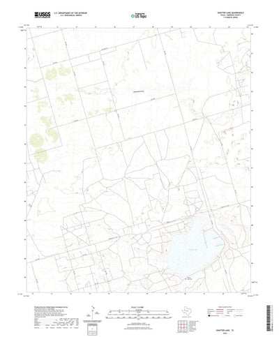 United States Geological Survey Shafter Lake, TX (2022, 24000-Scale) digital map