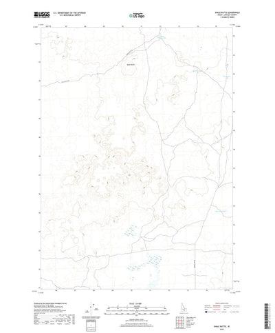United States Geological Survey Shale Butte, ID (2020, 24000-Scale) digital map