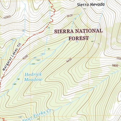 United States Geological Survey Sharktooth Peak, CA (2021, 24000-Scale) digital map