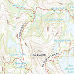 United States Geological Survey Sharktooth Peak, CA (2021, 24000-Scale) digital map