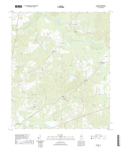 United States Geological Survey Sharon, MS (2020, 24000-Scale) digital map