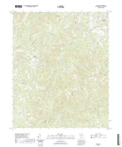 United States Geological Survey Sharon, SC (2020, 24000-Scale) digital map