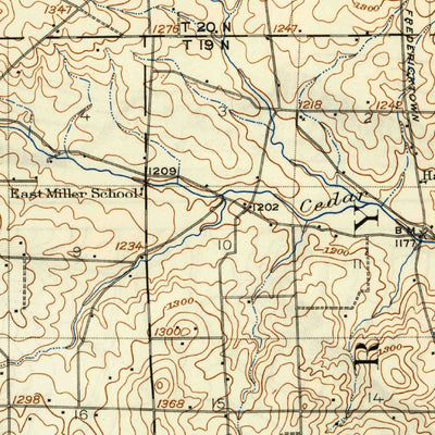 United States Geological Survey Shauck, OH (1915, 62500-Scale) digital map