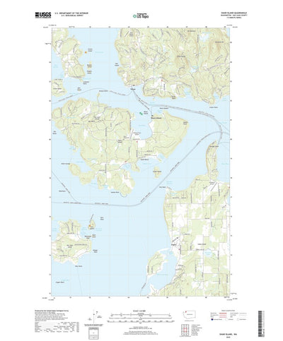 United States Geological Survey Shaw Island, WA (2020, 24000-Scale) digital map