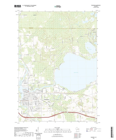 United States Geological Survey Shawano, WI (2022, 24000-Scale) digital map