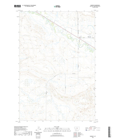 United States Geological Survey Shawmut, MT (2020, 24000-Scale) digital map