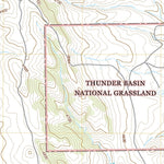 United States Geological Survey Sheep Canyon Creek West, WY (2021, 24000-Scale) digital map