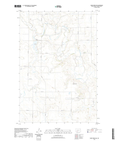 United States Geological Survey Sheep Creek Dam, ND (2020, 24000-Scale) digital map