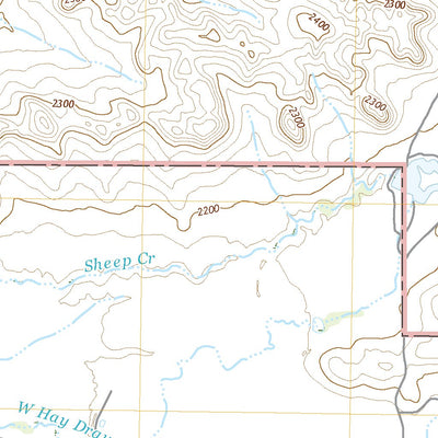 United States Geological Survey Sheep Creek, ND (2020, 24000-Scale) digital map