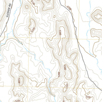 United States Geological Survey Sheets Flat, WY (2021, 24000-Scale) digital map