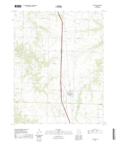 United States Geological Survey Sheldon, MO (2021, 24000-Scale) digital map