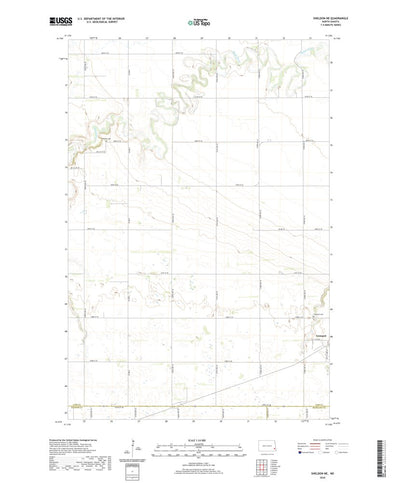 United States Geological Survey Sheldon NE, ND (2020, 24000-Scale) digital map