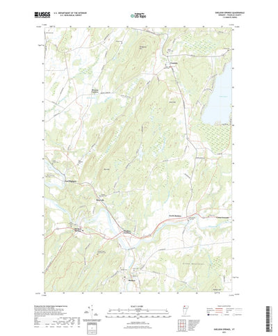 United States Geological Survey Sheldon Springs, VT (2021, 24000-Scale) digital map