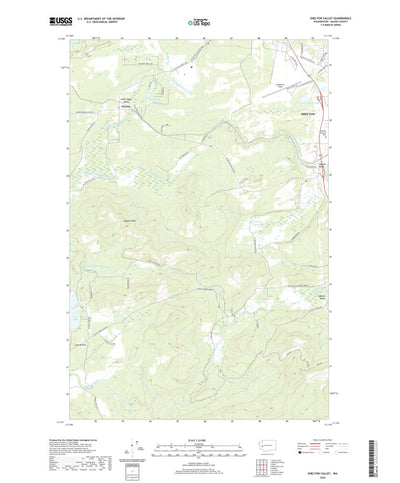 United States Geological Survey Shelton Valley, WA (2020, 24000-Scale) digital map