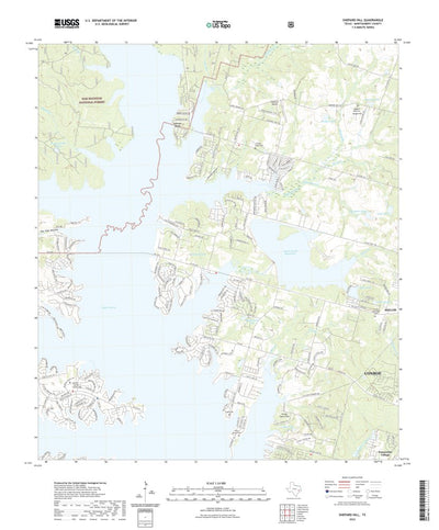 United States Geological Survey Shepard Hill, TX (2022, 24000-Scale) digital map