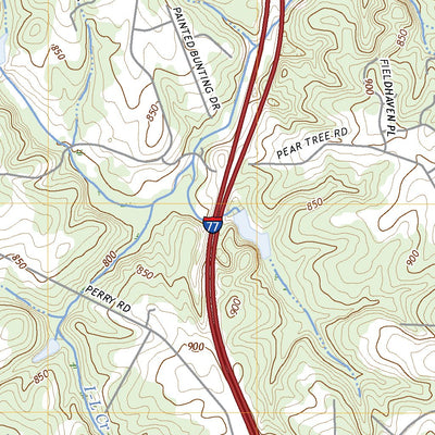 United States Geological Survey Shepherds, NC (2022, 24000-Scale) digital map