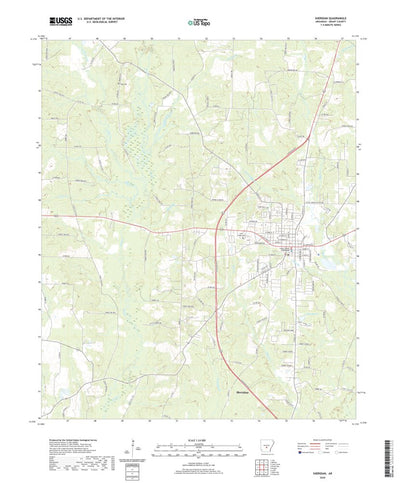 United States Geological Survey Sheridan, AR (2020, 24000-Scale) digital map