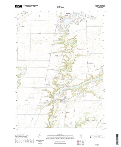 United States Geological Survey Sheridan, IL (2021, 24000-Scale) digital map