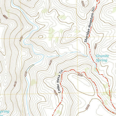 United States Geological Survey Sheridan Mountain, AZ (2021, 24000-Scale) digital map