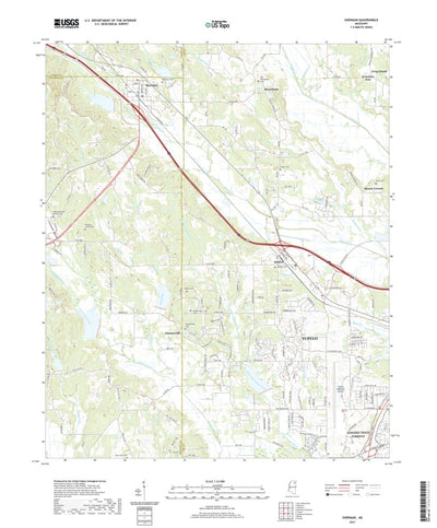 United States Geological Survey Sherman, MS (2021, 24000-Scale) digital map