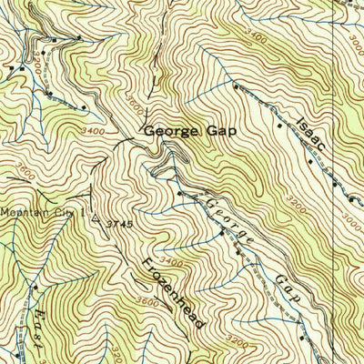 United States Geological Survey Sherwood, NC-TN (1938, 24000-Scale) digital map